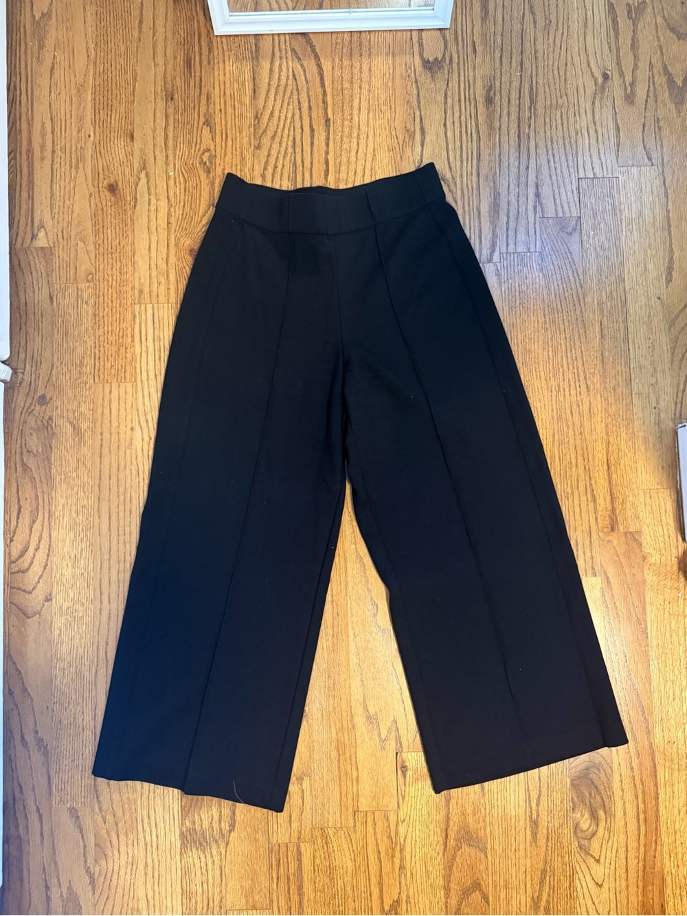 Jones New York Black Wide-Leg Cropped Pixie Dress Pants - Picture 5 of 6